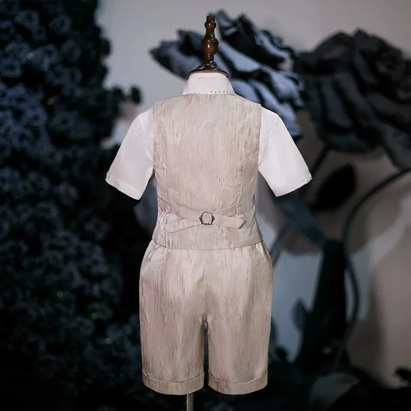 Hochwertige Jungenanzüge für Hochzeit, Geburtstag, Trauzeugen-Outfit, Formelle Kinderanzüge A5000 Vestidos Jungen Abschlussanzug – Detail 5