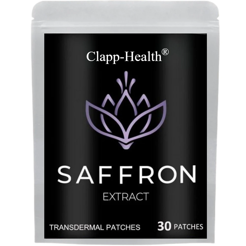 30 Patches Saffron Transdermal Patches Appetite Suppressant For Weight Loss Metabolism Booster Mood Support