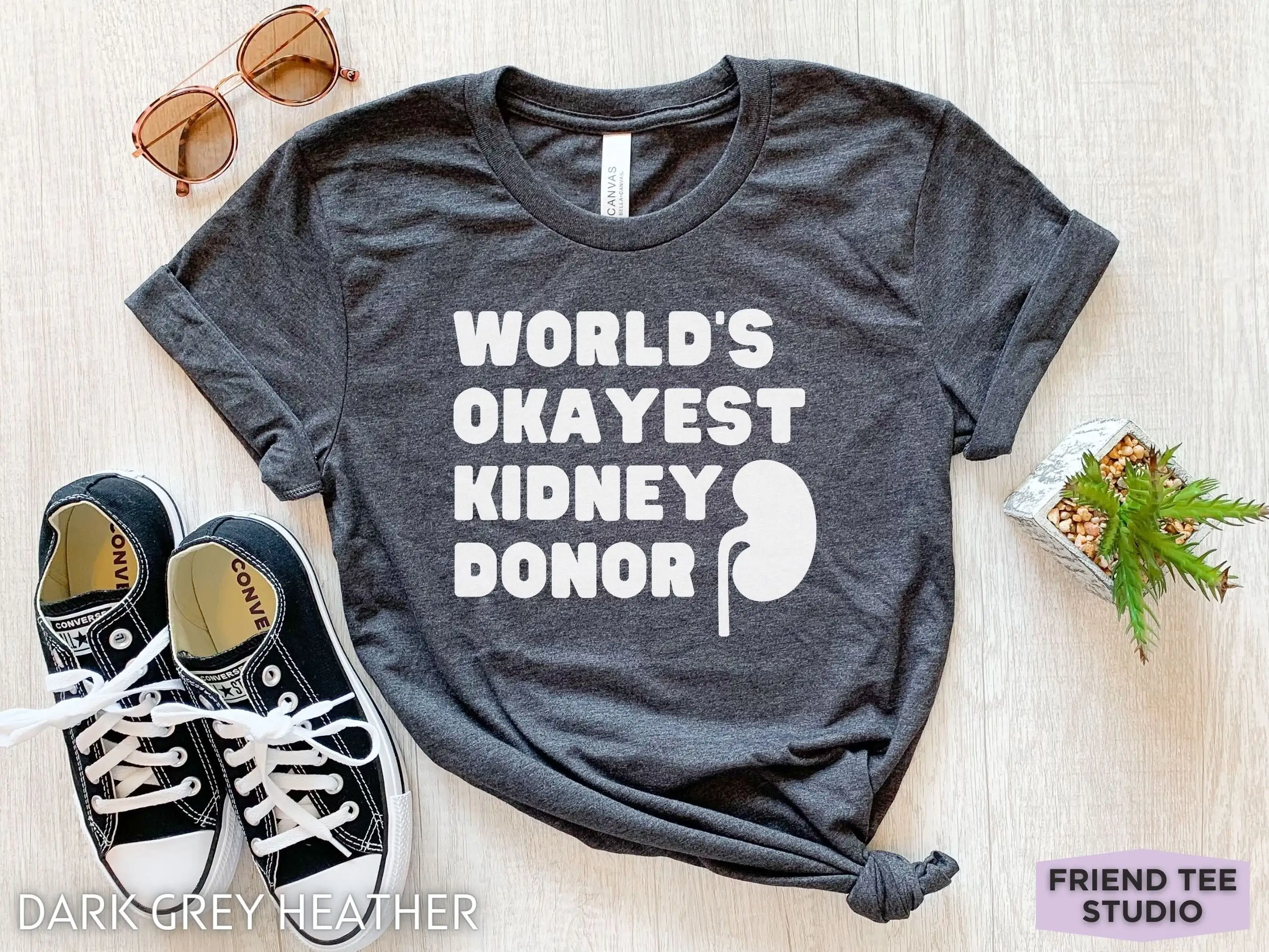 Camiseta de donante de riñón, divertida enfermedad de trasplante renal