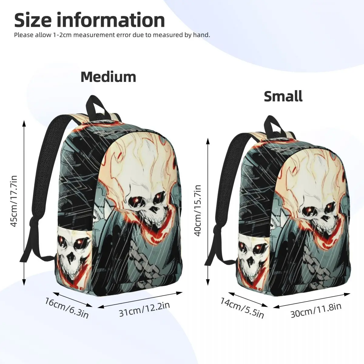 Sac à dos pour ordinateur portable mesurost Rider personnalisé pour hommes et femmes, cartable à la mode pour étudiants du collège