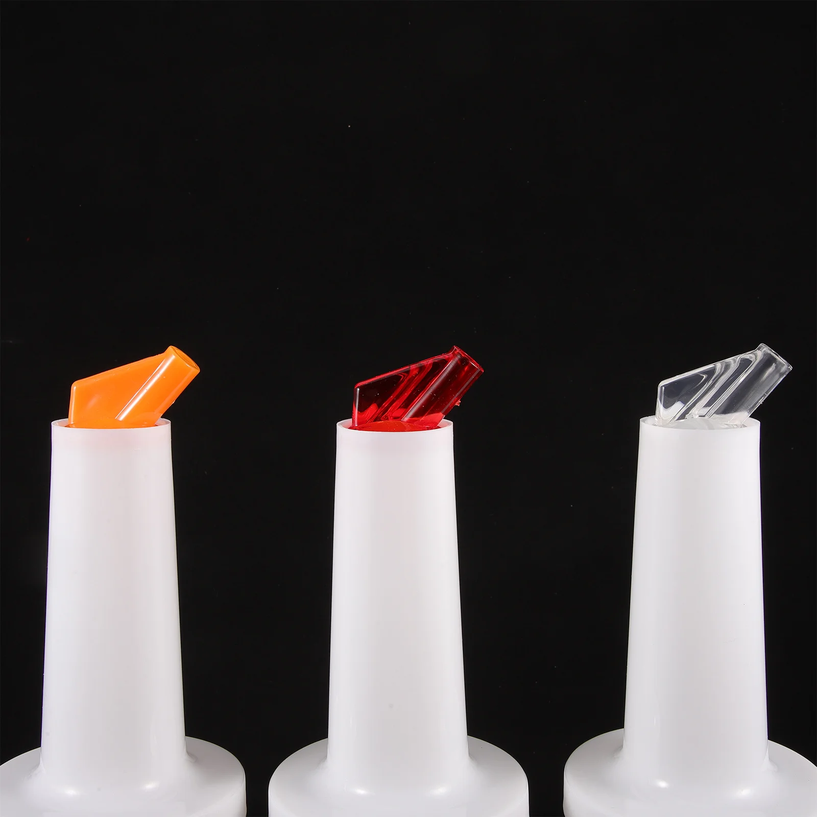 

6pcs 1L Dispenser For Bartending Plastic Bottle Pourer Bar Juice Dispensers Refillable Drinks Containers Kitchen Pour Bottles