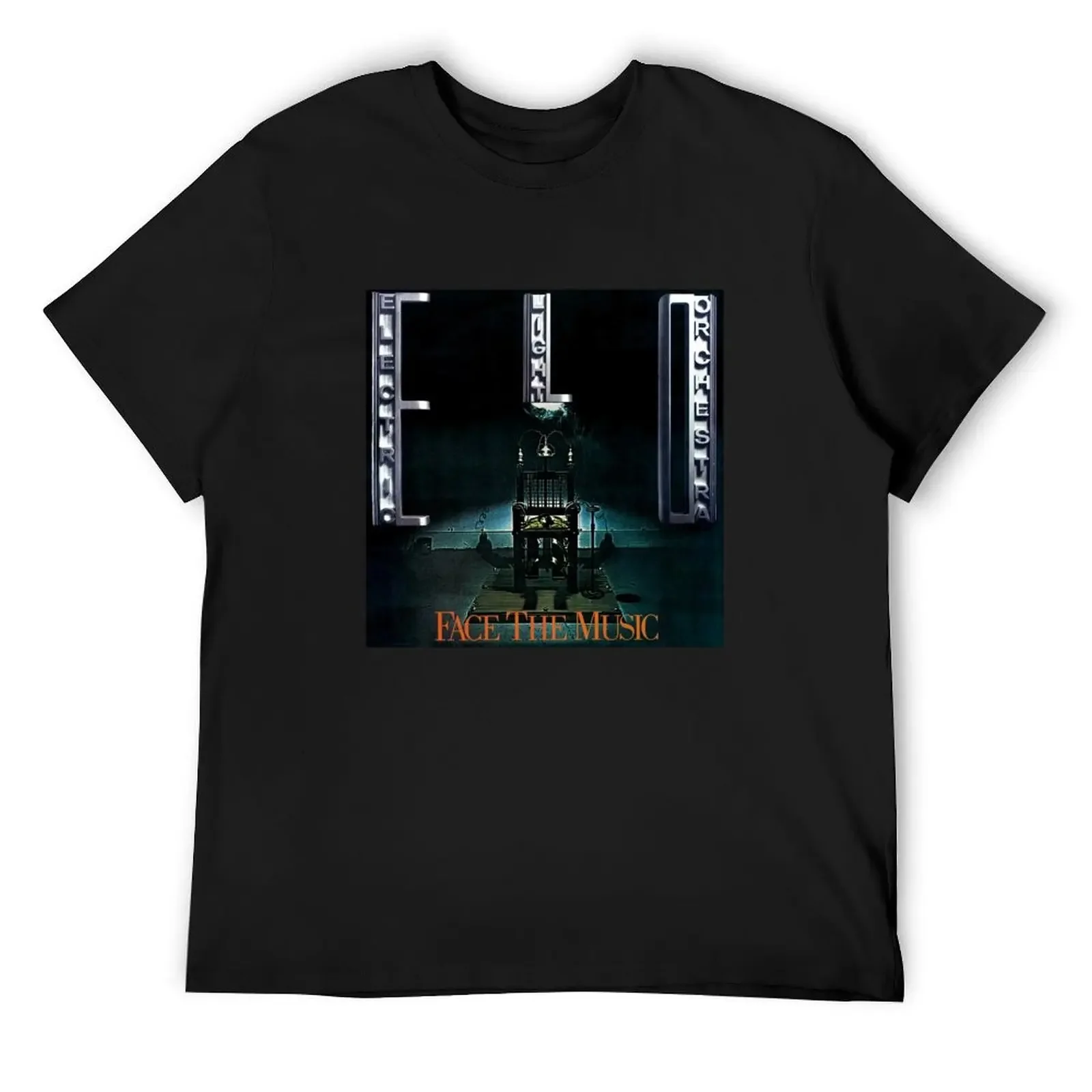 éléctríc Líght élo órchéstrá Face The Music Album Cover T-Shirt tees mens t shirt