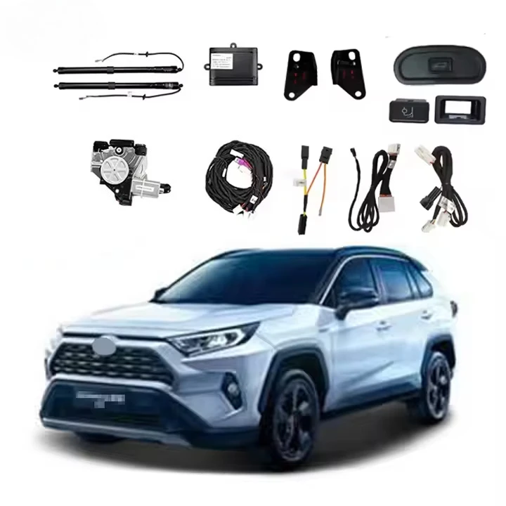 Factory Liush Electric Driving Position Unlocked Sound Alarm Remote Control Car Tail Gate Lift Kit for RAV4 Kick Sensor