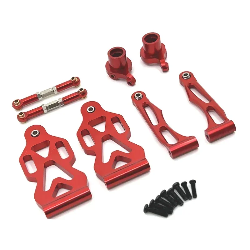 Metal braço dianteiro Swing para RC Car Parts, Copa de direção, Biela, Atualização, SCY 1/16 JJRC 16101 16102 16103 16104 16106 16201