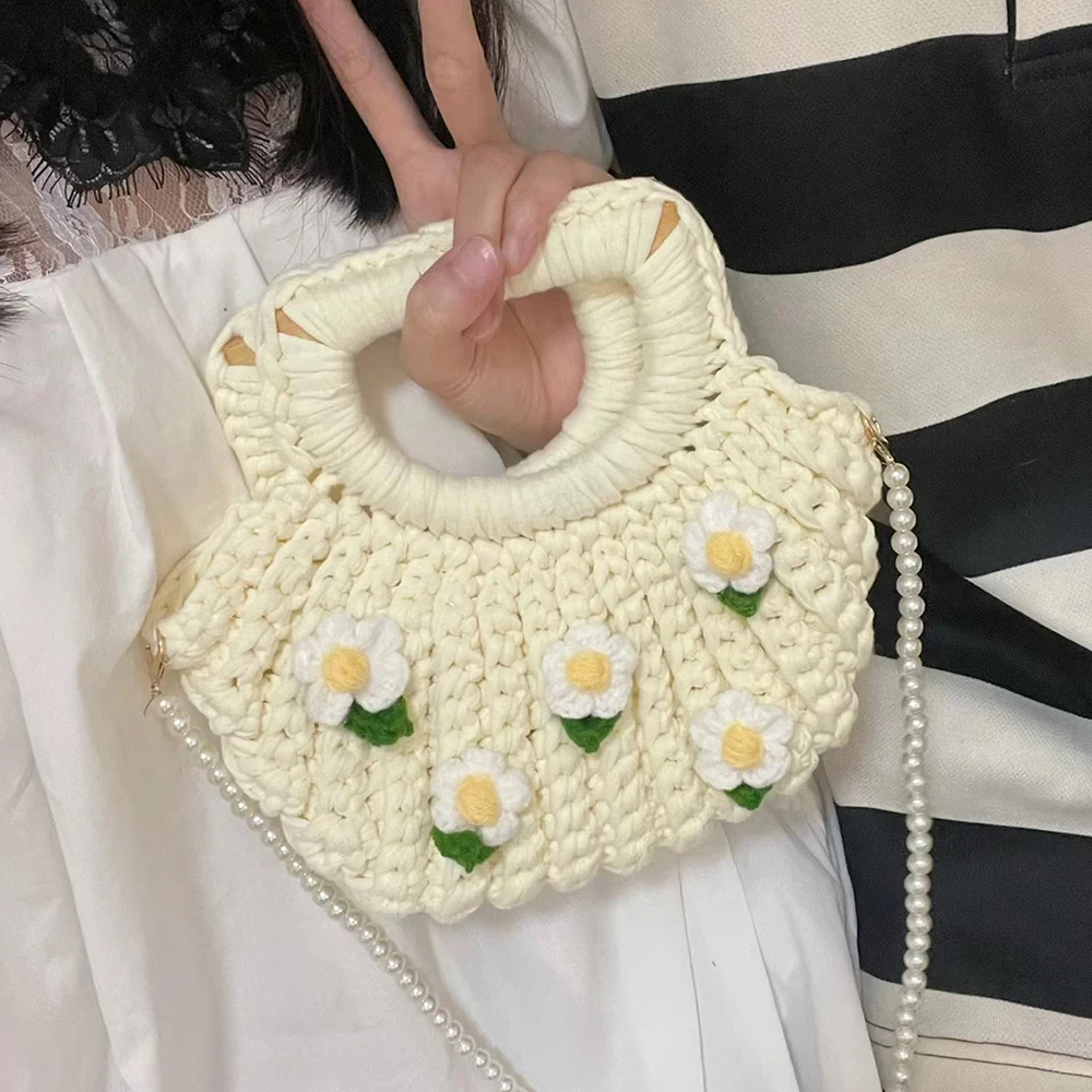 

2 шт., разноцветные акриловые деревянные D-образные аксессуары для сумок, сделай сам, ручка ручной работы, тканая ручка для сумки