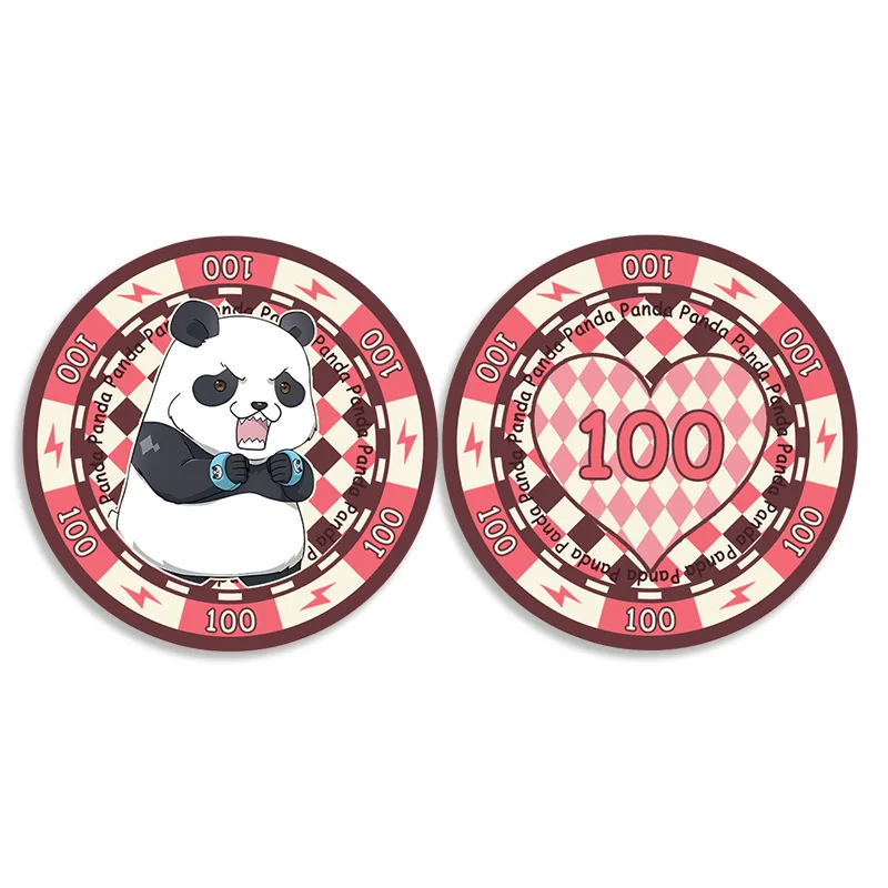 Jujutsu Kaisen 201 Series Acrylic Poker Chips Double Sided Clear Anime Collectibles Merchandise Gacha Tokens with High