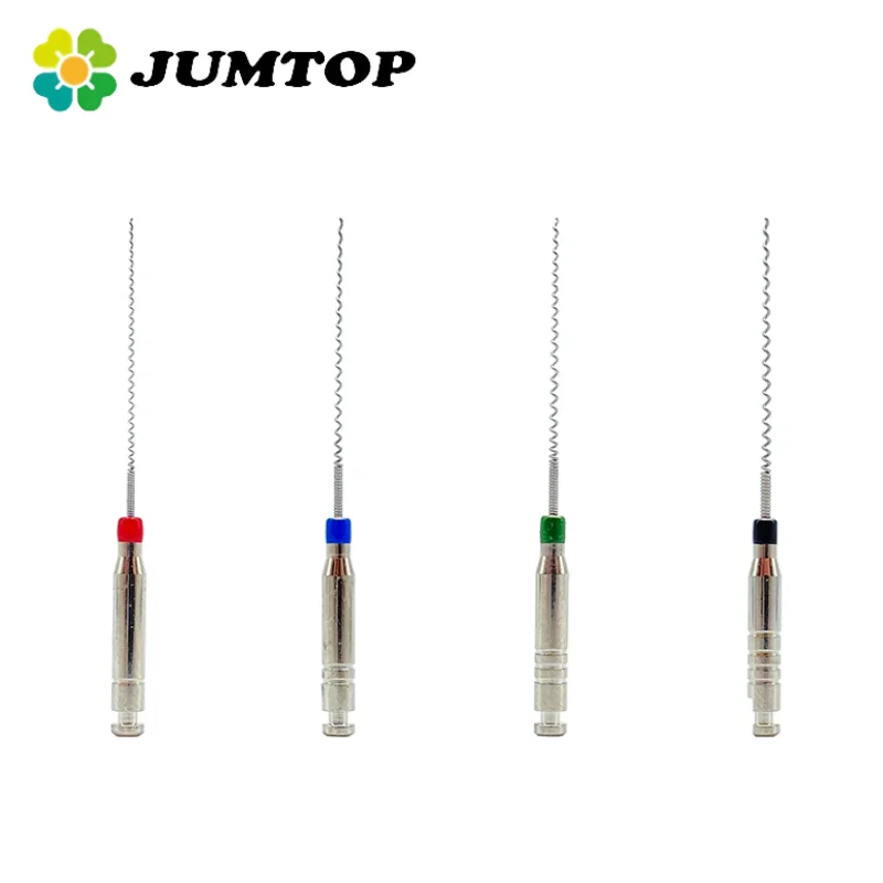 

JUMTOP 4 шт./кор., стоматологические роторные держатели пасты, спиральный наполнитель, 21/25 мм, различная паста для наполнения двигателя, стоматологический инструмент
