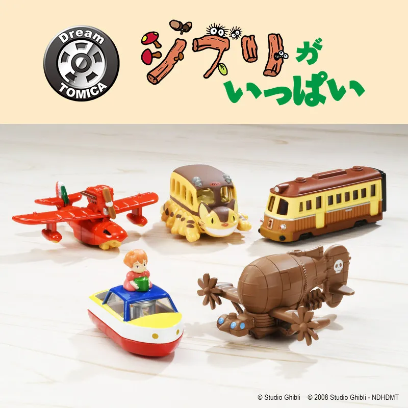 TOMY Dream Tomica 212331 Studio Ghibli Mi Vecino Totoro Autobús Gato, Modelo de Coche de Metal Fundido a Presión, Juguete para Niños, Regalo