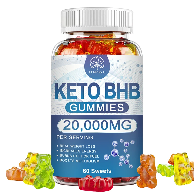 

20000mg BHB Keto Apple Cider Vinegar Gummies Maintain Body Shape Weight Management Metabolism Detox Dietary Supplement