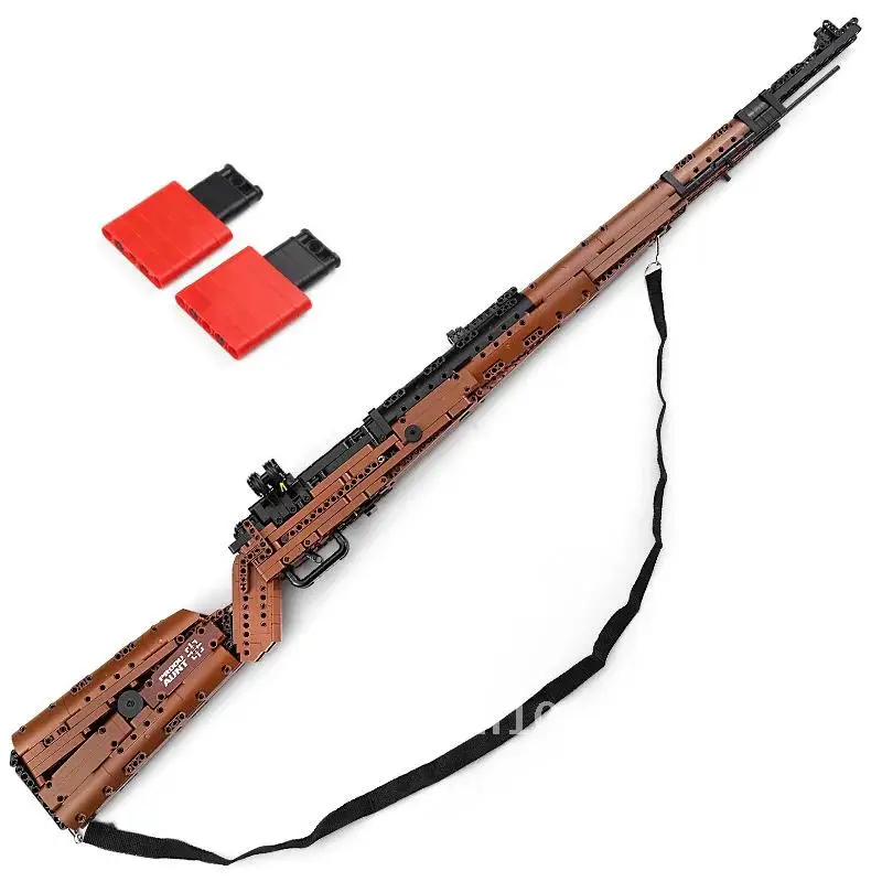 Mauser 98K Sniper Rifle Gun Series Assembled and Inserted small particle Building Blocks  Shooting Game T0y Gun Gifts for Kids