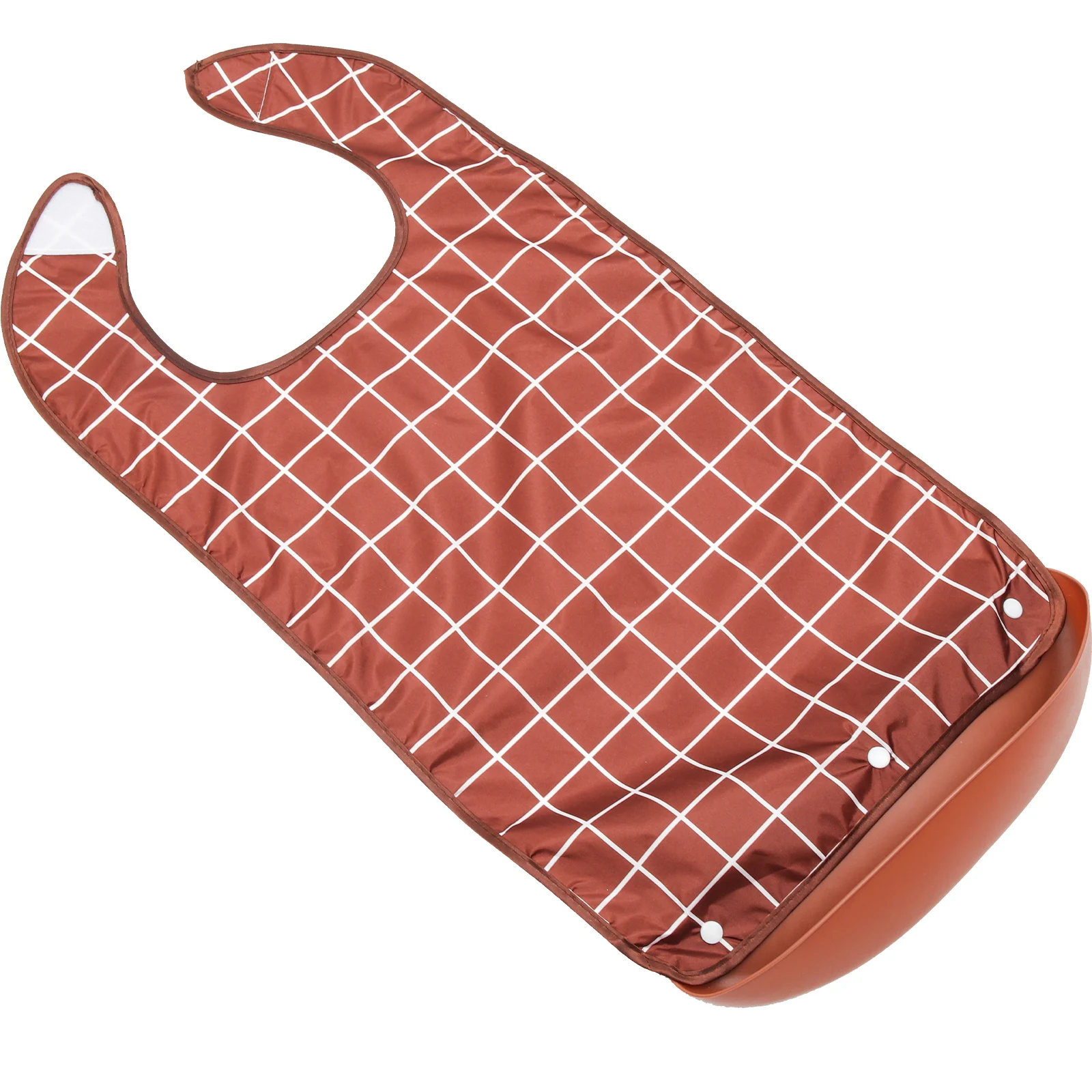 

Waterproof Bibs for Adults TPU PVC Material Large Size Washable Drool Bibs Clothing Protectors Gifts for Bedridden Patients