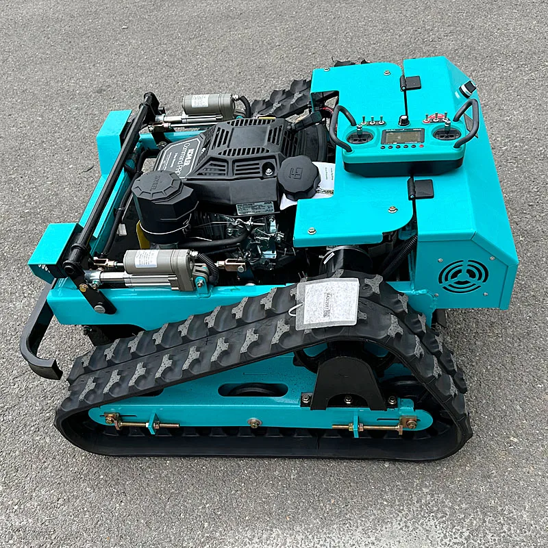 YG500 Diesel Engine Tracked Lawn Mower Remote Control Rotary Blade Adjustable Height  OEM/ODM Customizable