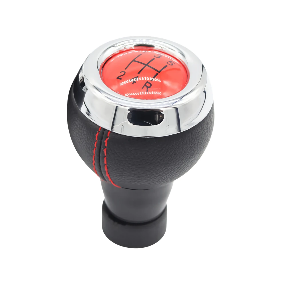 1Pc 5 6 Speed Manual Gear Knob For MINI COOPER R55 R56 R57 R58 R59 R60 R61 Leather Shifter Handball Gear Shift Head