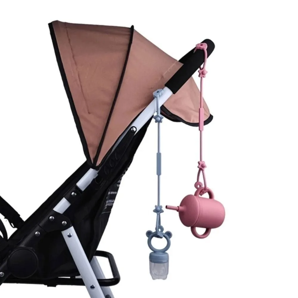 Neue Silikon Baby Schnuller Kette Anti Herbst Seil Anti Verlust Kette Sicherheitsgurte Kinderwagen Zubehör Schnuller Nippel Halter