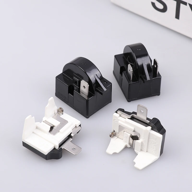 Refrigerator Compressor PTC Start Relay Overload Protector 1 2 Pin 1 5 1 6HP Replacement Parts