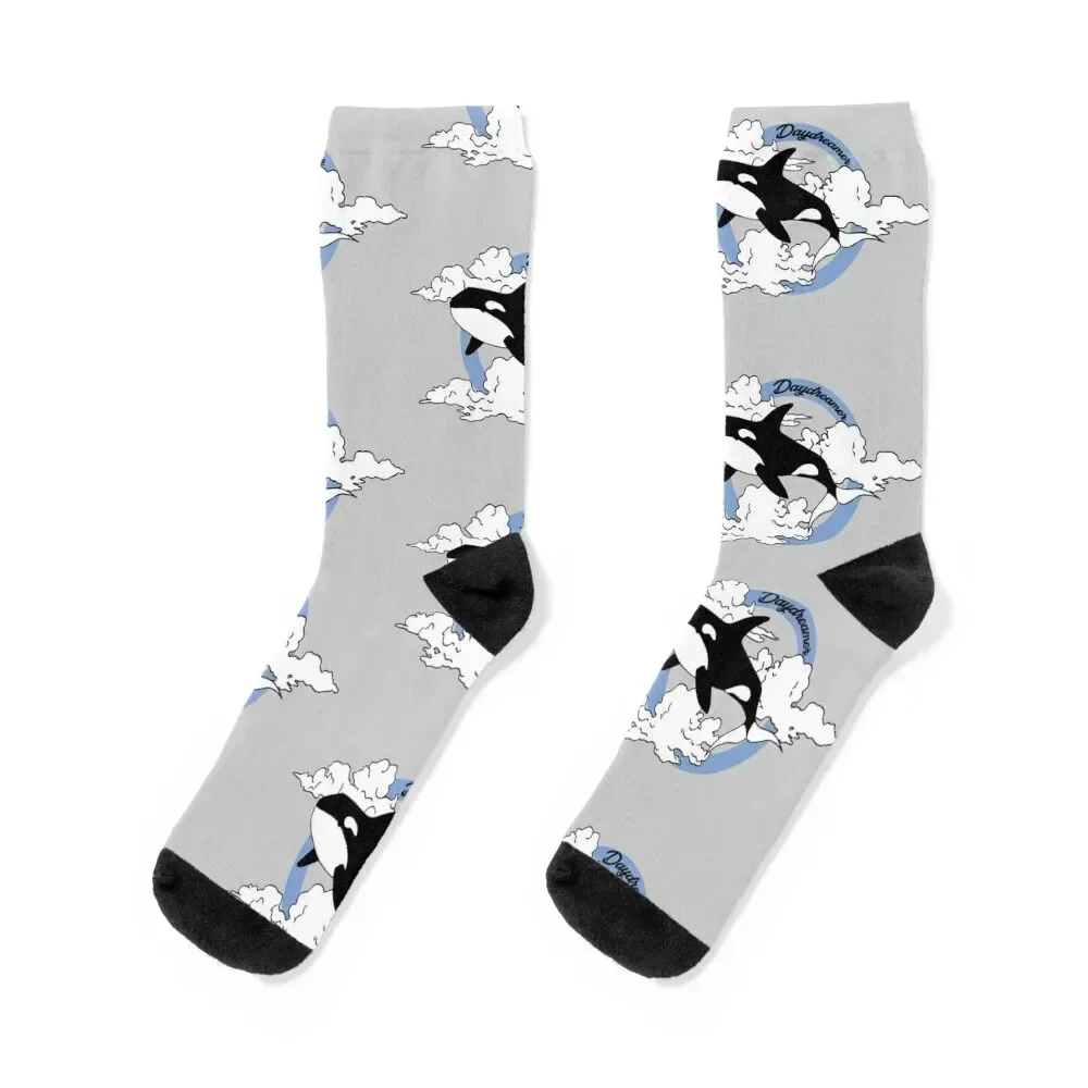 

Daydreamer Flying Orca Socks funny gifts football cycling Male Socks Women's