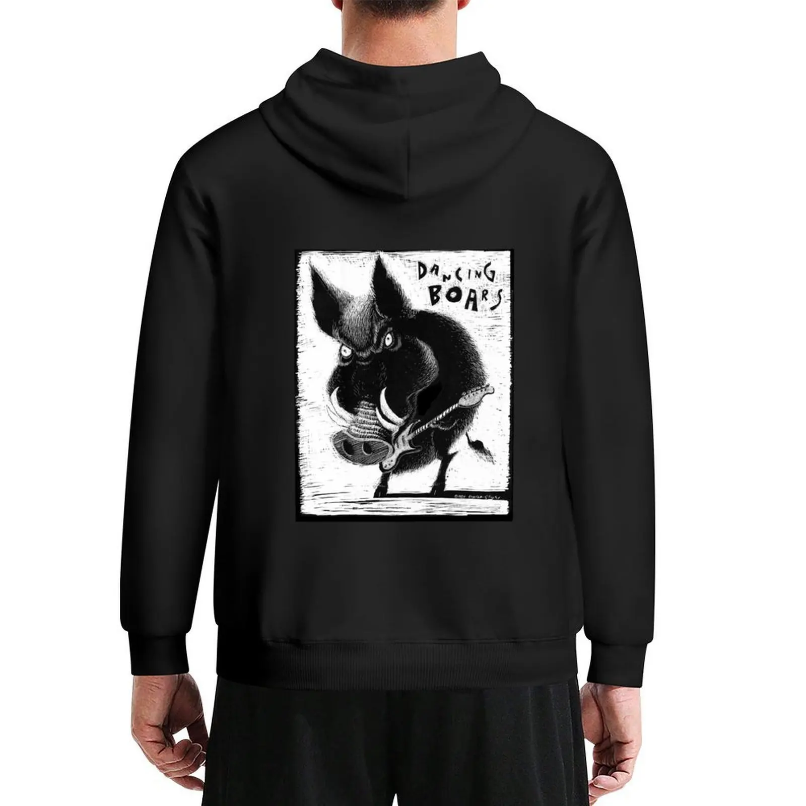 

Dancing Boar Hoodie japanese style men's sweat-shirt set men's coat men clothing anime hoodie