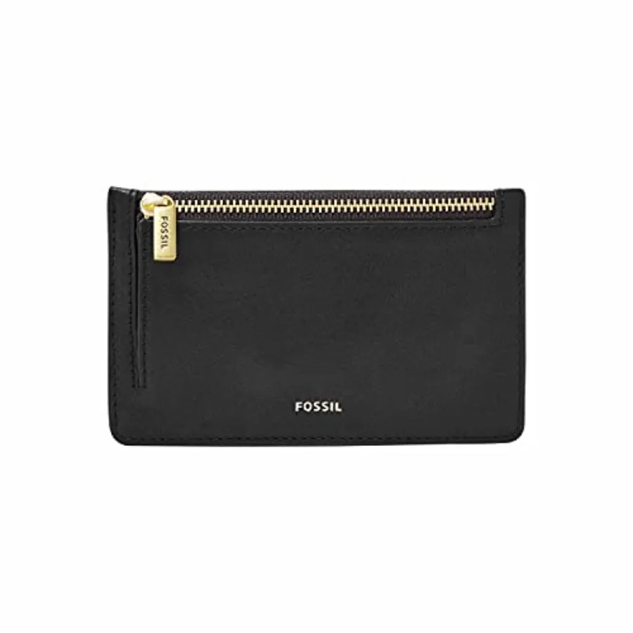 

Women's Logan LiteHide™ Leather RFID Blocking Zip Around Card Case Wallet