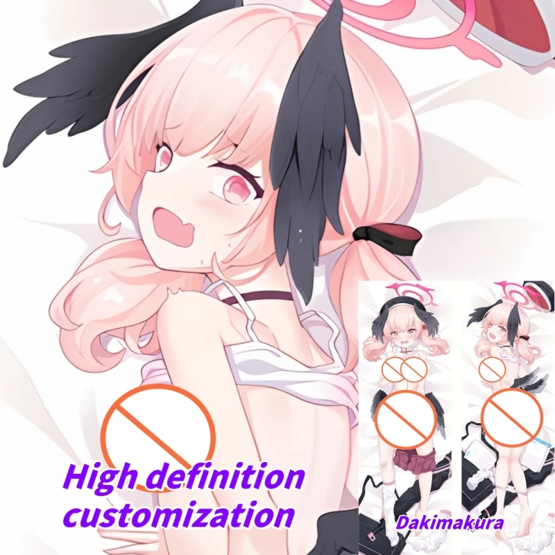 

Dakimakura Anime Pillow Case Blue Archive Shimoe Koharu Double-sided Print Of Life-size Body Pillowcase Gifts
