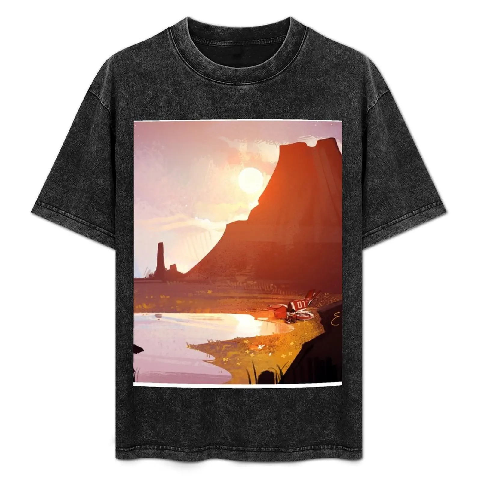 

Wanderer T-Shirt Basic Solid Color Short Sleeve T-Shirt