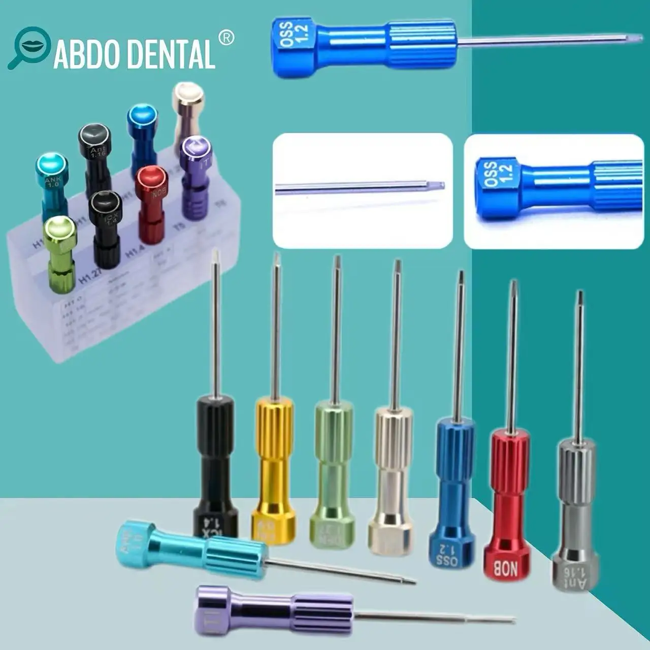 

Dental Materials Screwdriver Stainless Steel Implant Screw Driver Micro Dentist Instrument Laboratory Dentistry Tool