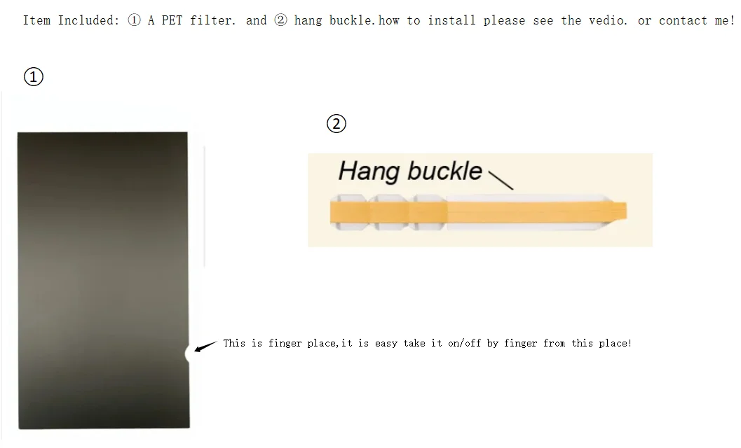 14 بوصة (16:10)-304*190 مللي متر كمبيوتر مضاد للوهج عالي الوضوح قابل للإزالة شاشة الكمبيوتر المحمول مرشح الخصوصية واقي للشاشة #6