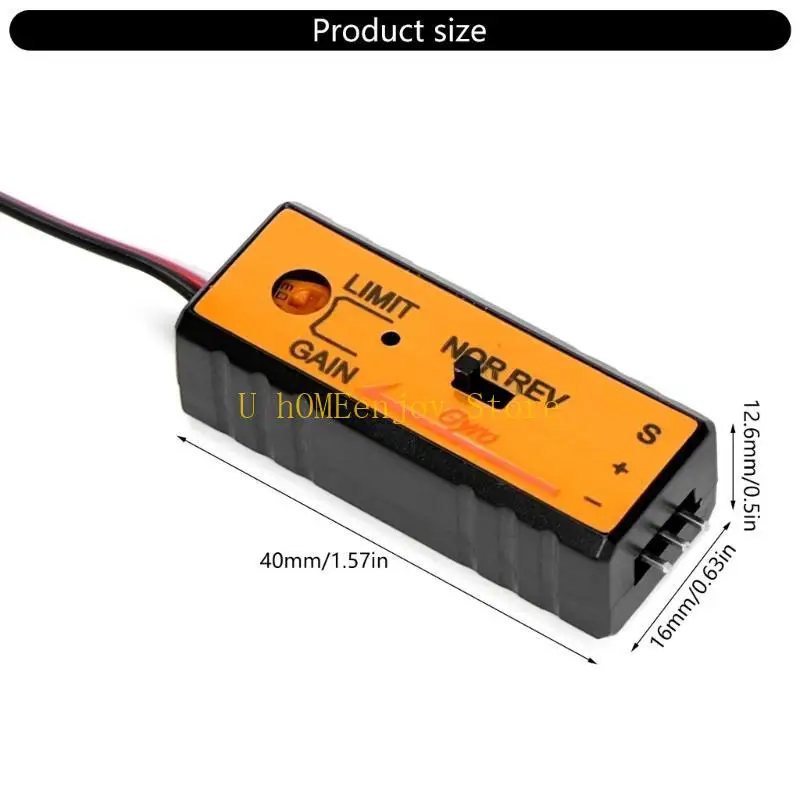 B0kf Boats Mini Gyro Remote Controls Kendaraan Mengenakan Gyro Accessory, Stable Performances