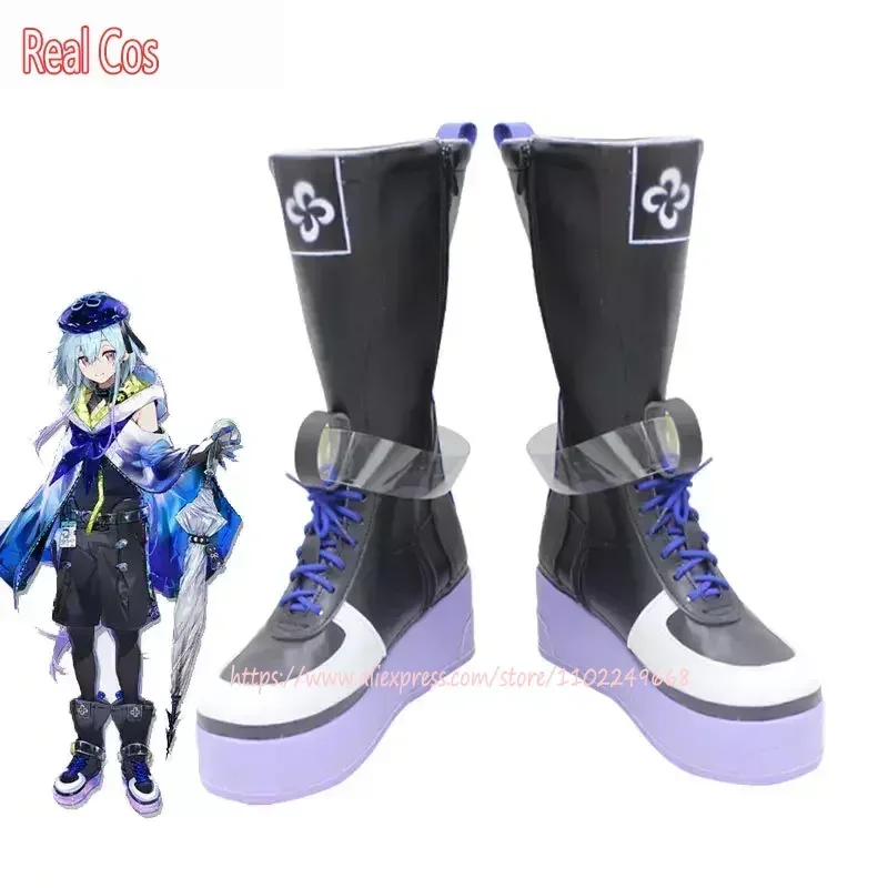 

RealCos Game Arknights Mizuki Cosplay Shoes PU Leather Shoes Halloween Carnival Boots Cosplay Prop Custom Made