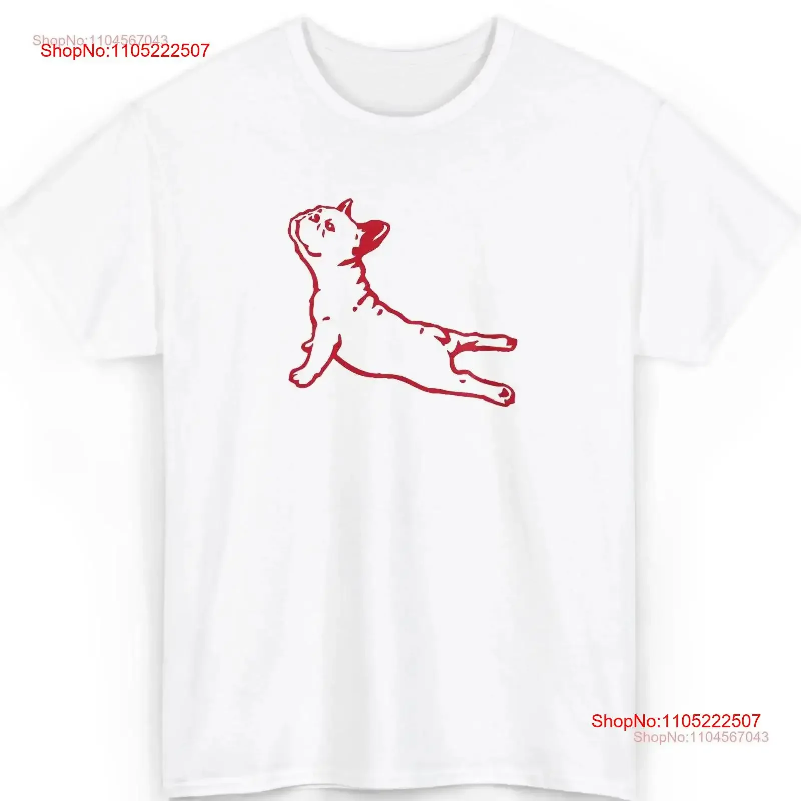 

Футболка с контуром французского бульдога, минималистичная футболка для любителей собак, французский власник домашнего животного, милый силуэт, винтажная стираная унисекс, повседневная