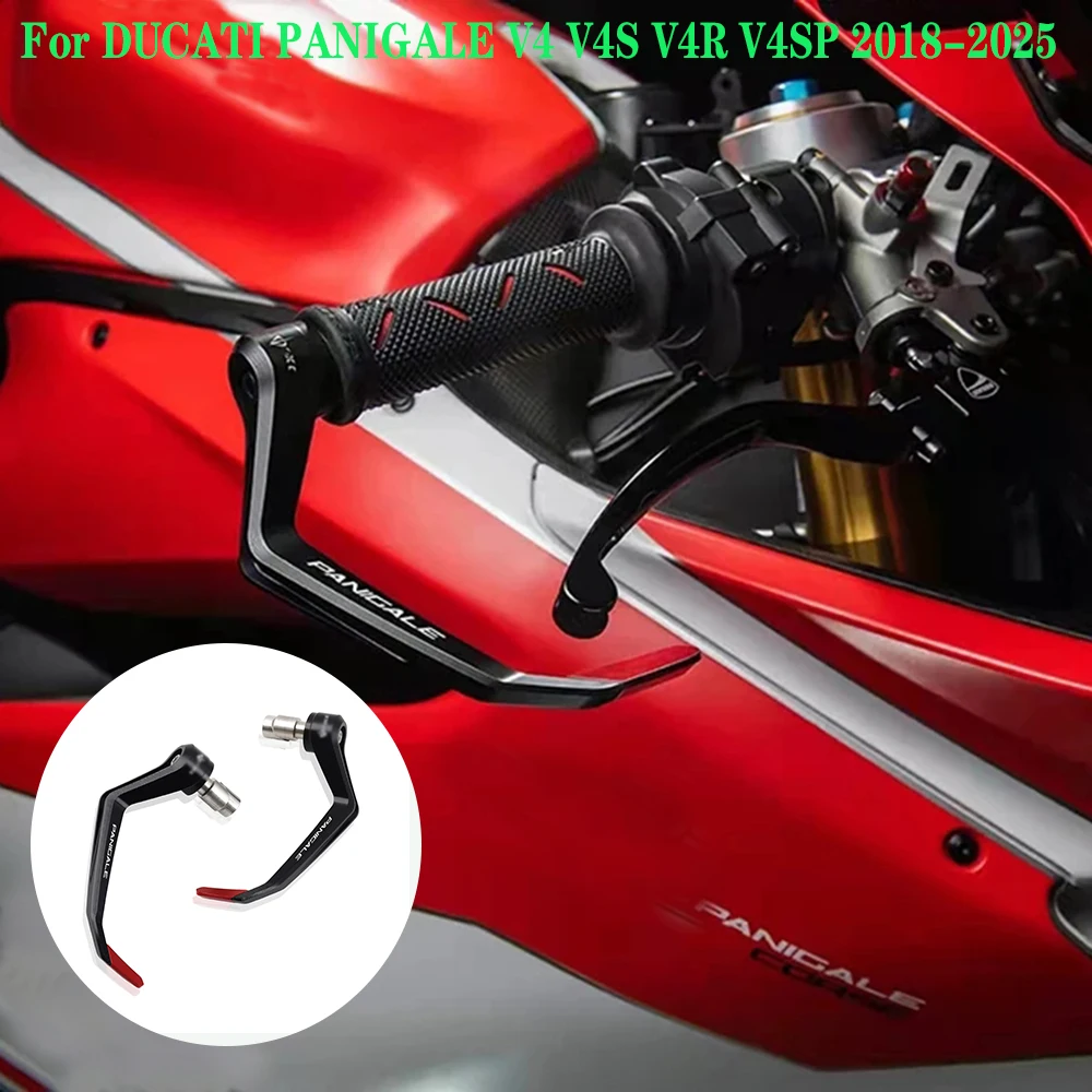 

For Ducati Panigale SR PANIGALE V4 V4S V4R V4SP 2018-2025 Motorcycle Accessories Levers Guard Brake Clutch Handlebar Protector