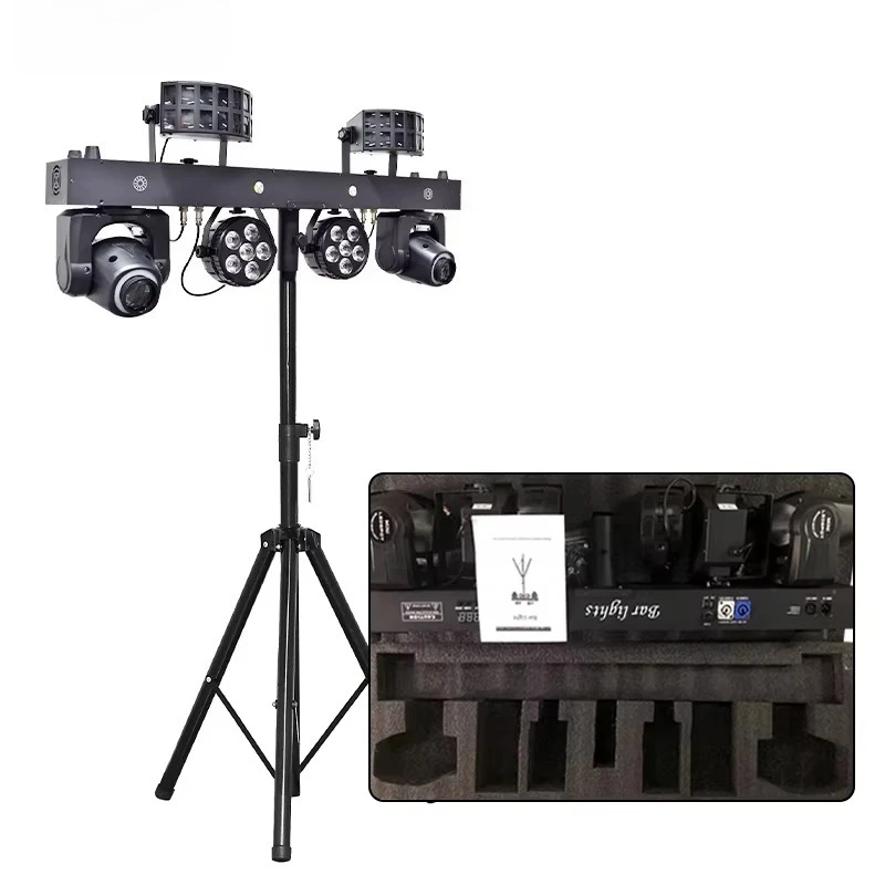 Diode Rod Adjustable Height Voice Follow Spotlight Christmas Disco Tripod Stand