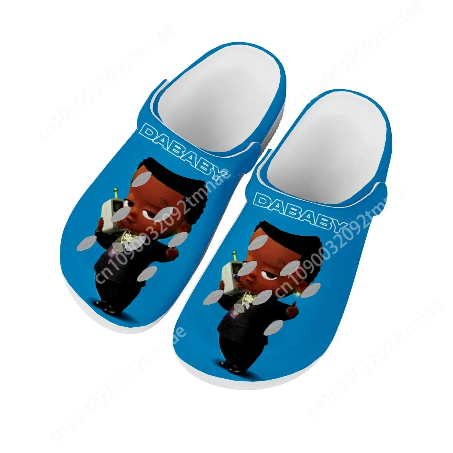 DaBaby Rapper Music Pop Blue Home Clogs Custom Water Shoes Mens Womens Teenager Shoe Garden Clog Breathable Beach Hole Slippers