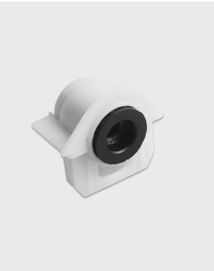 Asiento de rodamiento de aspas de ventilador interior de aire acondicionado, asiento de ventilador de flujo cruzado con gancho, conducto de plástico para máquina