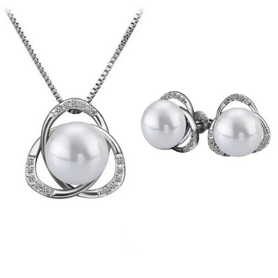 

РЕДКИЙ КУЛОН ОЖЕРЕЛЬЕ С НАТУРАЛЬНЫМ БЕЛЫМ ЖЕМЧУГОМ + СЕРЕЖКИ