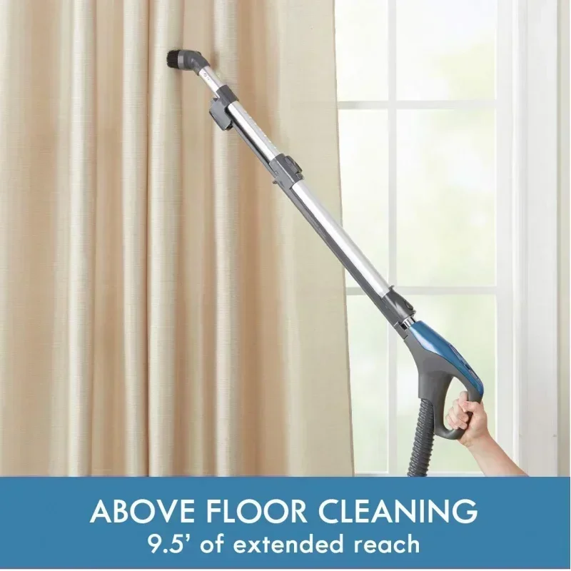 مكنسة كهربائية D2BKenmore صديقة للبيئة وخفيفة الوزن مع عصا تصغير ممتدة، HEPA، 2 محركات، سلك قابل للسحب
