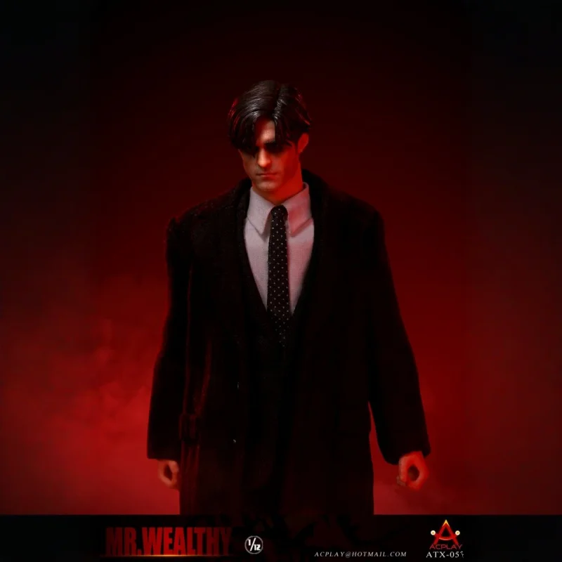 ACPLAY باتمان السيد الأثرياء عمل الشكل ATX057 الأصلي روبرت باتينسون جمع دعوى معطف Ver البلاستيكية لعبة مجسمة هدية ديكور #6