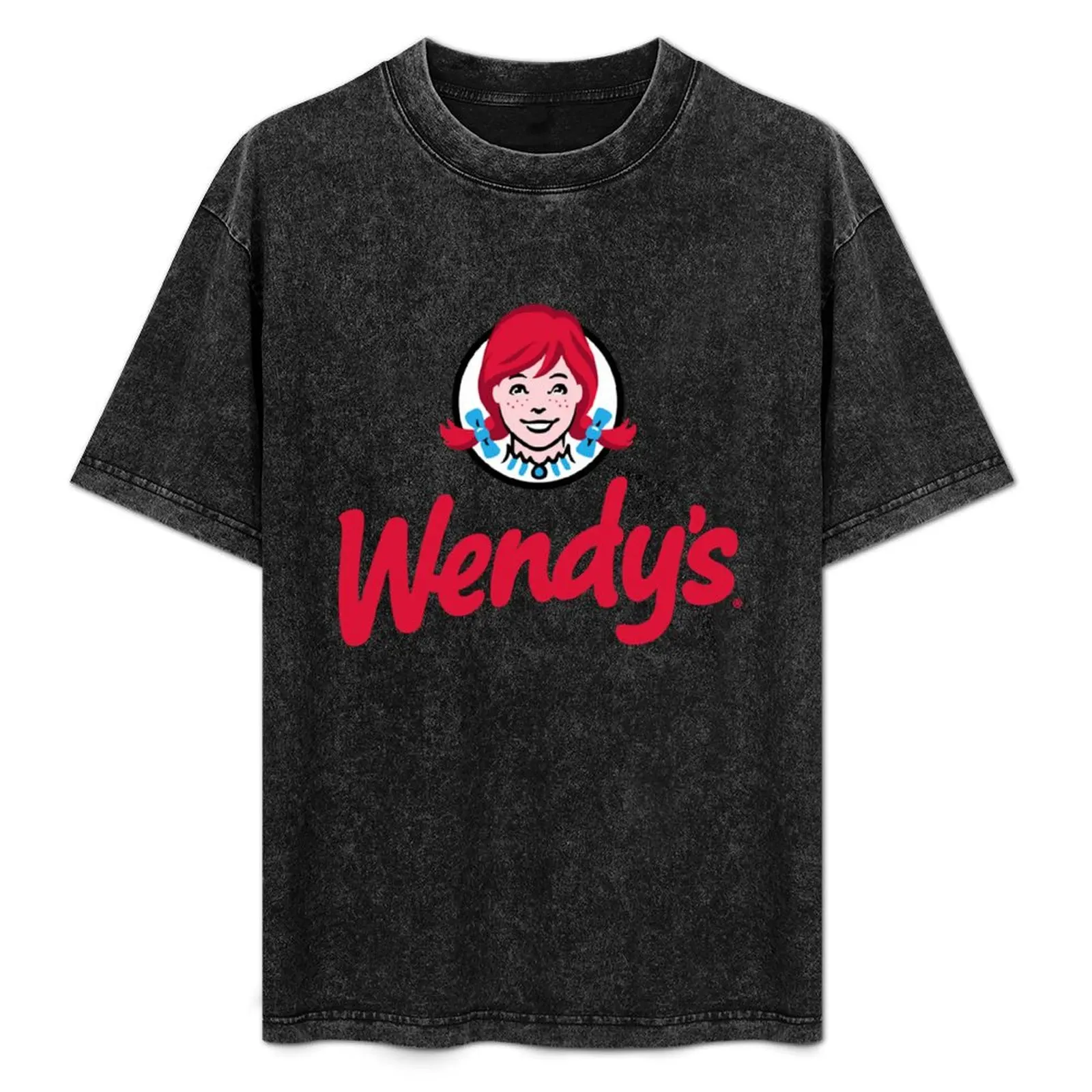 

Футболка Wendys Fast Food, универсальный базовый топ с короткими рукавами