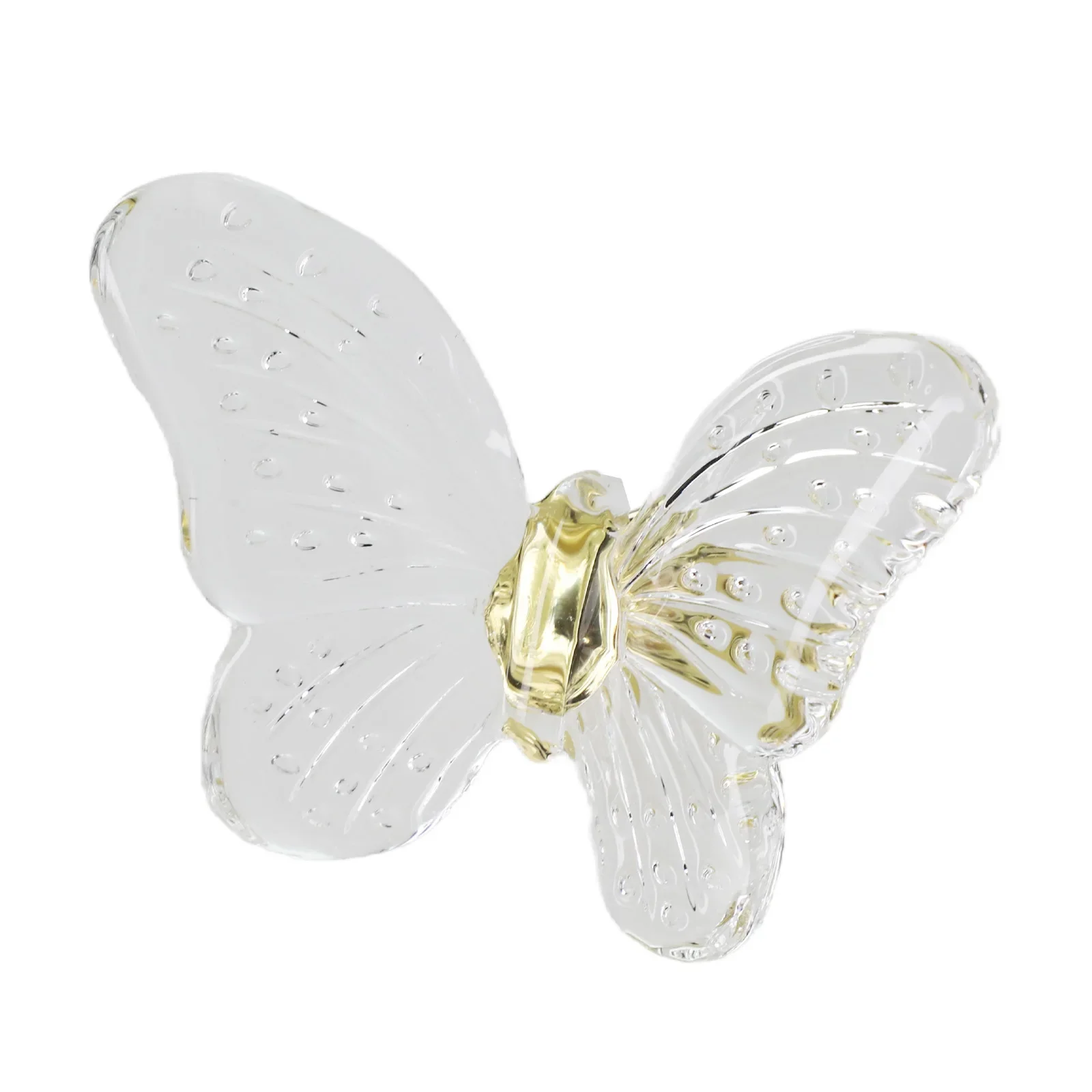 Nuevo tirador de mariposa, tocador de cristal + metal, verde/blanco, elegante, Vintage, 1 Uds., 25g, hermosa instalación fácil