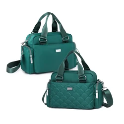 Thread Mulheres Top-handle bag Senhoras Ombro Crossbody Bag Costura Nylon Bolsas De Viagem Feminino Messenger Bag dois estilos