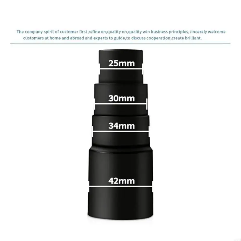 Adattatore per tubi a vuoto universale M6CB da 25 mm da 25 mm (da 0,98 a 42 mm (1,65") Adattatore per tubo della polvere