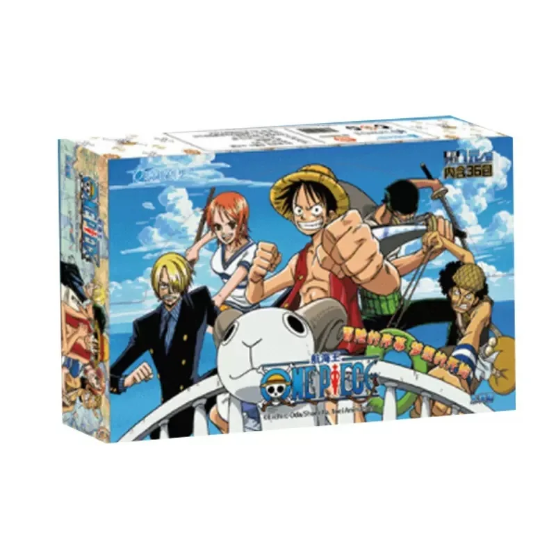 One Piece Collection Box Card Luffy Anime Characters Board Game Toy Flash Card Christmas Birthday Gift Cartoon Children\'s Toys