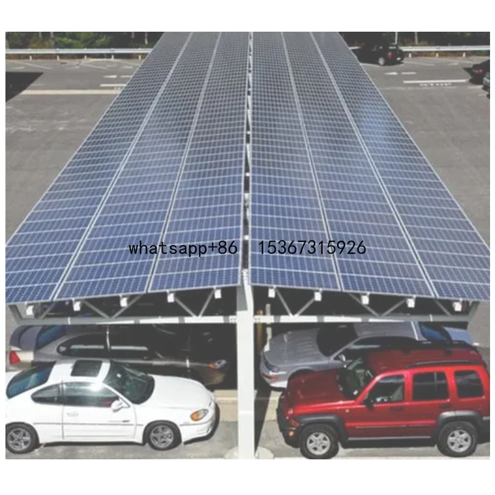 

Carbon Steel Easy Drain PV Garages Solar Carport Racking Bracket Structural Aluminum Alloy Kit Solar Carport Mount System