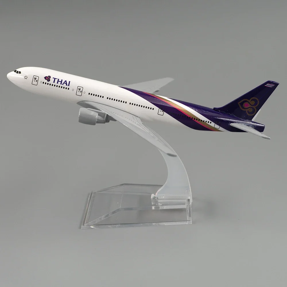 1/400 مقياس الطائرات بوينغ 777 التايلاندية 16 سنتيمتر سبيكة طائرة تايلاند B777 لعبة مجسمة الأطفال هدية لجمع