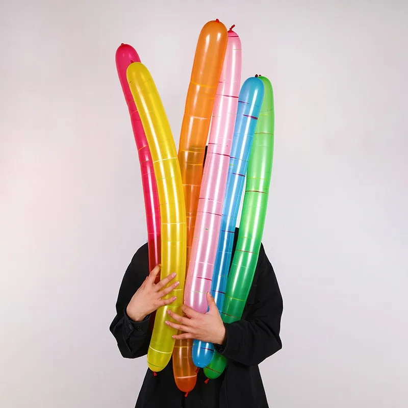 STEM-Ballon im Raketenstil, Spielzeug, schreiende Fliege, Outdoor-Spaß, lange Luftform für Eltern-Kind-Spielset, sicher, ungiftig, wiederverwendbar