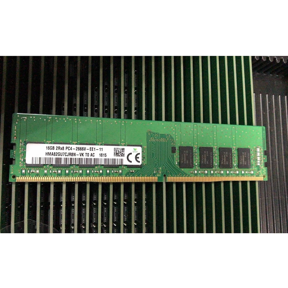 1PCS RAM 16G 16GB DDR4 2666 ECC UDIMM For SK Hynix Memory