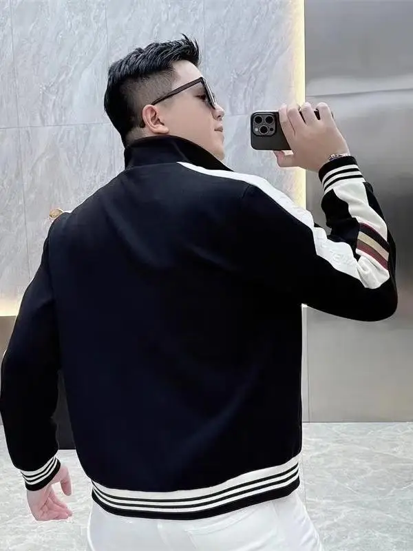 

Casual Men's Jaet Spring Autumn Winter Trendy Comfortable Patchwork Sli Individual Outerwear Top Youth ular Warmth