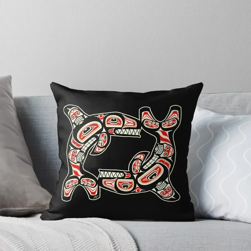 

Alaskan Whale Throw Pillow home decor items autumn decoration Custom Cushion Decorative Cover For Living Room pillow