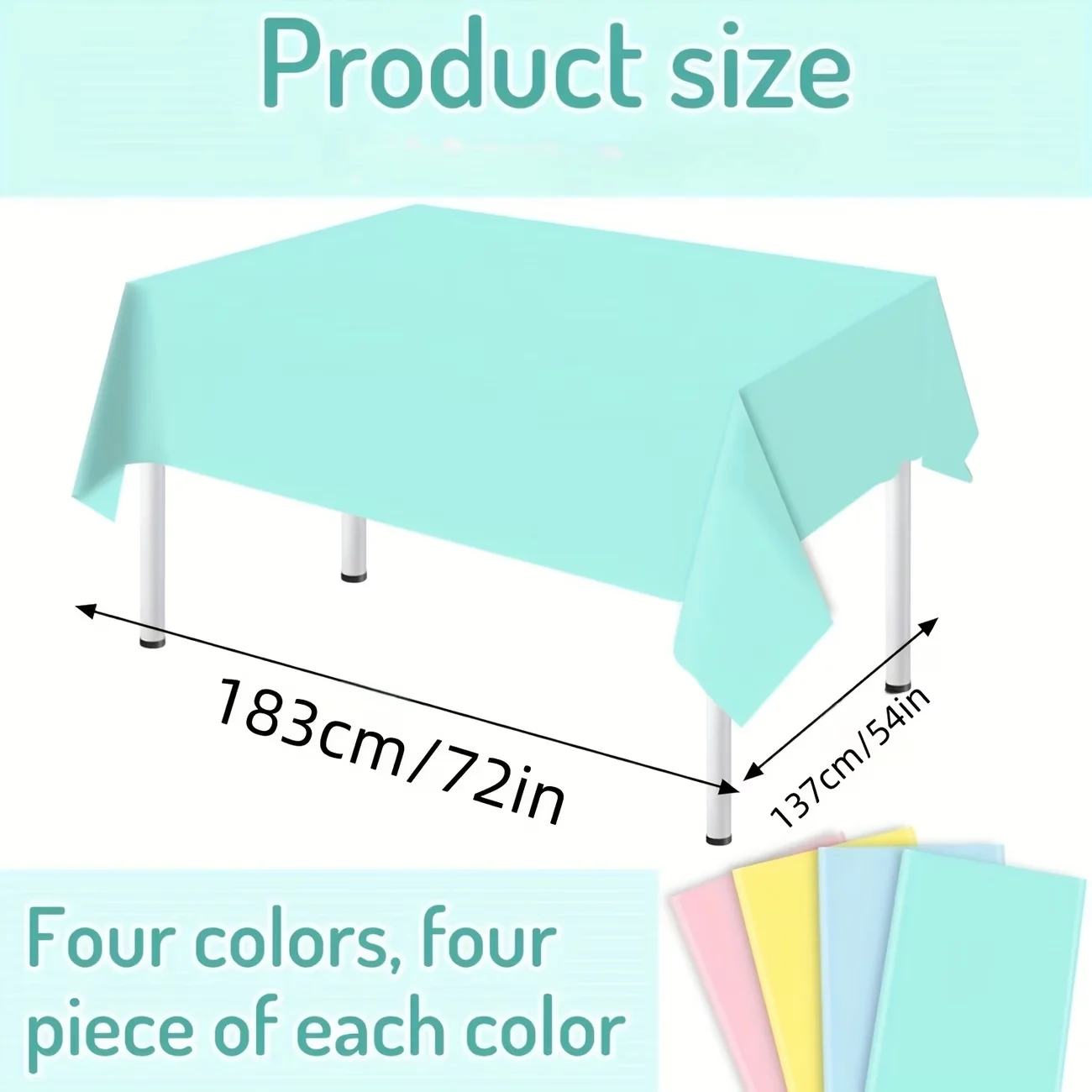 1PC rectangular  tablecloths,wedding decorations,summer decoration,garden decor for outside,outdoor decor, themed party tableclo