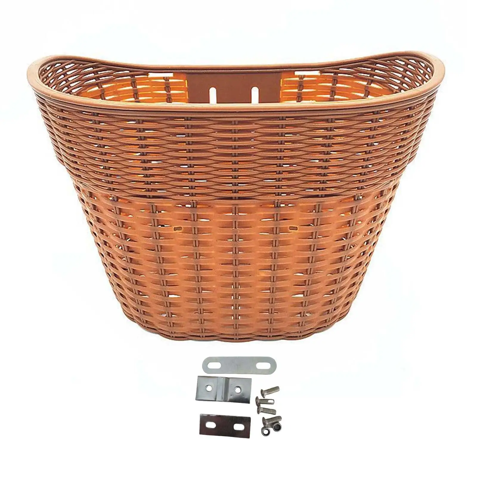 Bike Basket Durable Retro Style Most Adult Bikes Bike Storage Baskets Removable Carrier Pannier Front Handlebar Basket