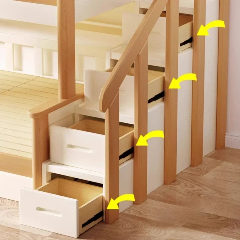 bedroom furniture 120x190 150x190 cm Home Solid wood upper and lower bunk beds bunk beds for kids bed 2 people Double bed